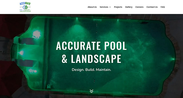 Accurate Pool and Landscape.