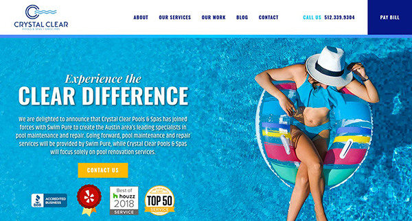 Crystal Clear Pools & Spa