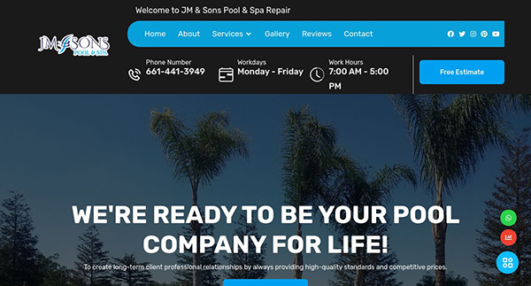 JM & Sons Pool & Spa Repair